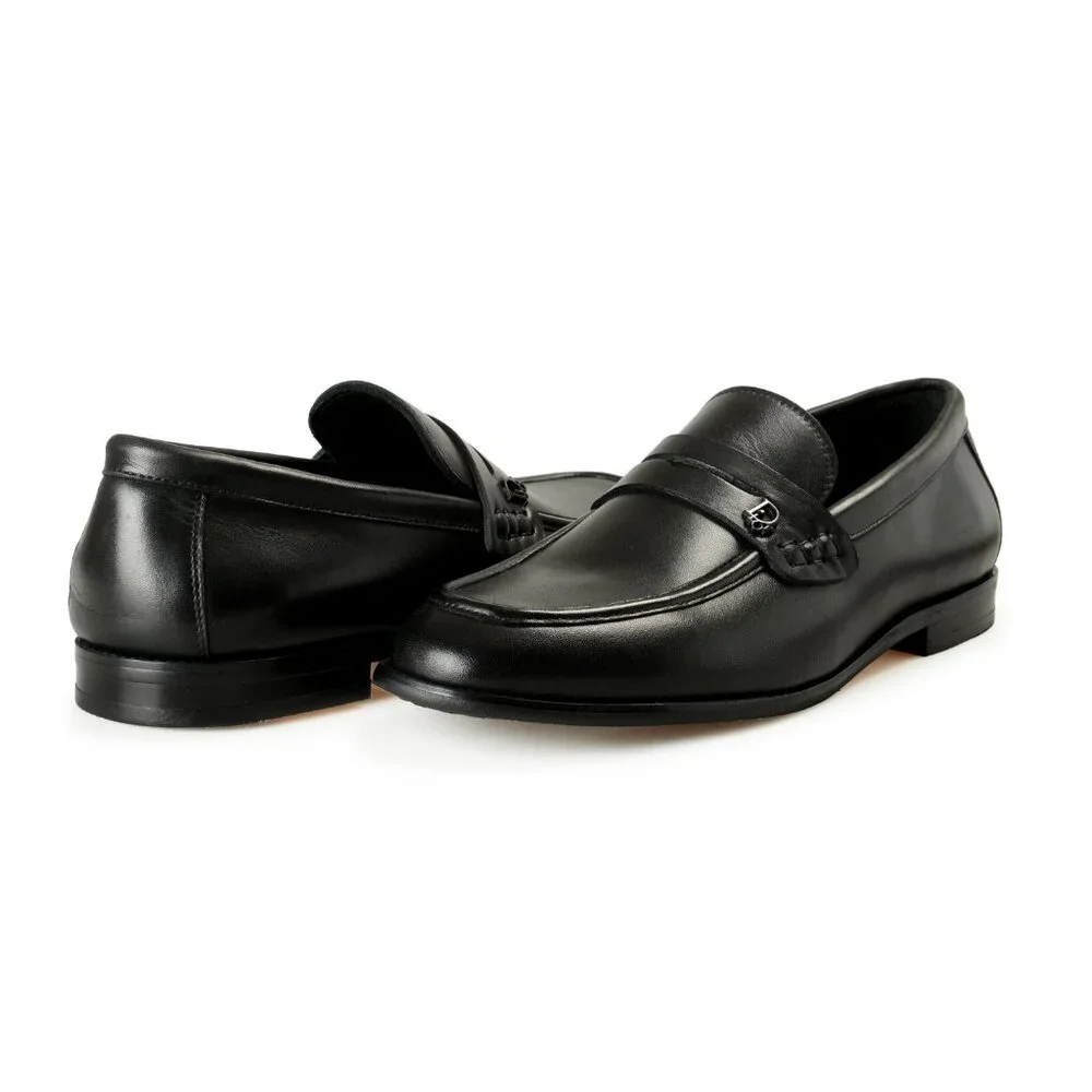 Dior Men's Black 100% Leather Loafers Dress Shoes US 10 IT 43 - Picture 8 of 8